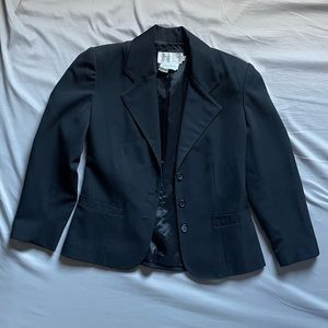 CHRISTIAN DIOR Black Blazer - 100% Wool